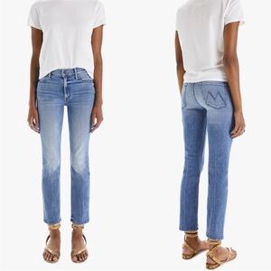 MOTHER Straight Leg Jeans - Classic Blue